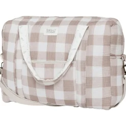 Best Sac de maternité Camila Vichy Caramel Valise Et Sac Maternité