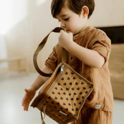 Atelier Wagram Sac de transport isotherme Cœurs Noisette