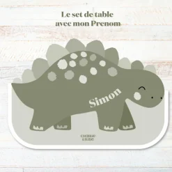 Charlie et Suzie Set de table Dino XXL Paolo