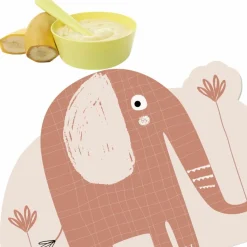 Charlie et Suzie Set de table Sofia Éléphant