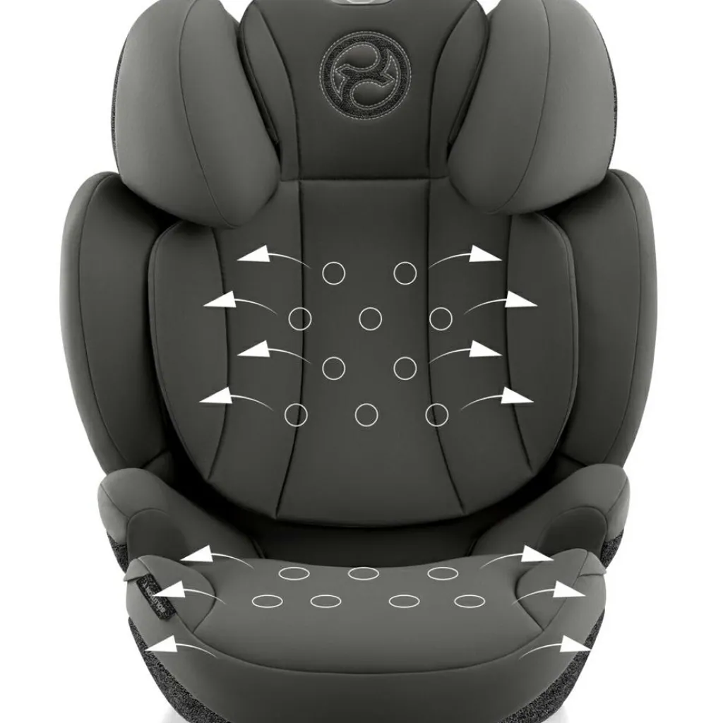 Cybex Siège auto SOLUTION T I-FIX Mirage Grey - Groupe 2-3