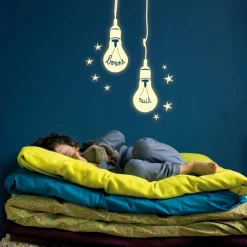 Mimi'lou Sticker mural Ampoules phosphorescentes
