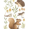 Lilipinso Stickers Oh deer animaux de la forêt (29,7 x 42 cm)