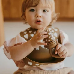 Zakuw Sucette grignoteuse et 4 embouts Fall In Love camel