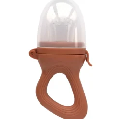 Zakuw Sucette grignoteuse terre de sienne avec 4 embouts