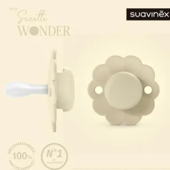 Suavinex Sucette réversible SXPRO 0-6mois Wonder Whitecap Gray