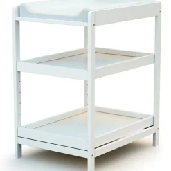 Outlet Table à langer en bois de hêtre Confort blanc Table À Langer