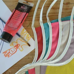 Enfant Les Griottes Tablier gris clair (personnalisable)