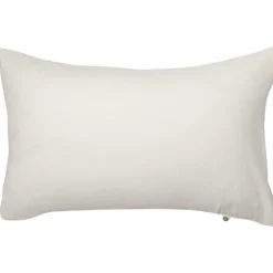 Kadolis Taie d'oreiller pur coton Ecru (40 x 60 cm)
