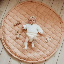 Play&Go Tapis de jeu 2 en 1 Noomad Organic Soft Fleuri