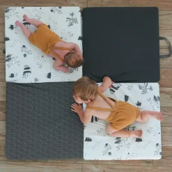 Candide Tapis de jeu pliable 3 en 1 Black & white experience