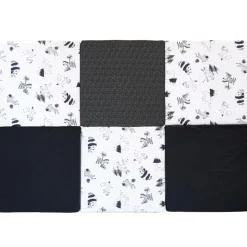 Candide Tapis de jeu pliable XL multifonctions Black & white experience
