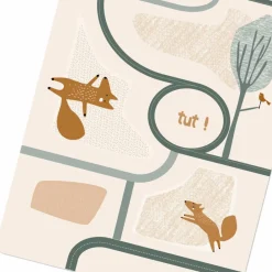 Charlie et Suzie Tapis de jeu Route Edgar le renard