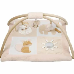 Nattou Tapis d'éveil avec arches Ernest, Flo et Oli (80 x 80 cm)