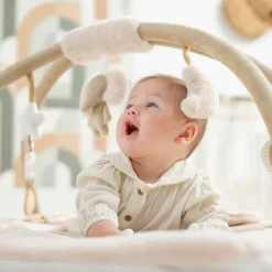 Nattou Tapis d'éveil avec arches Ernest, Flo et Oli (80 x 80 cm)