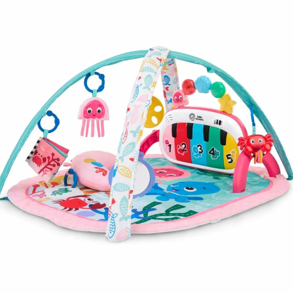 Baby Einstein Tapis d'éveil Kickin’ Tunes Rose