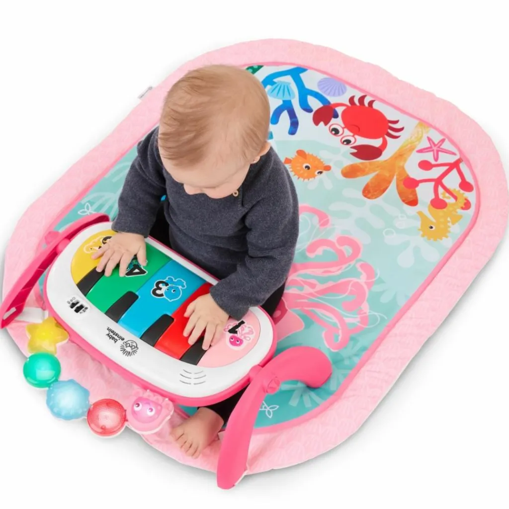 Baby Einstein Tapis d'éveil Kickin’ Tunes Rose