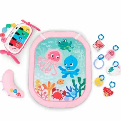 Baby Einstein Tapis d'éveil Kickin’ Tunes Rose