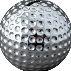 Daniel Crégut Tirelire Balle de golf (métal argenté)