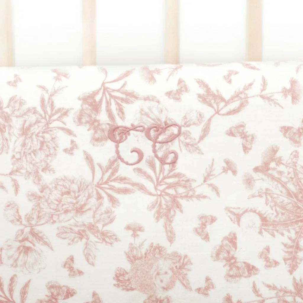 Tartine et Chocolat Tour de lit réversible Toile de Jouy (pour lits 60 x 120 cm et 70 x 140 cm)