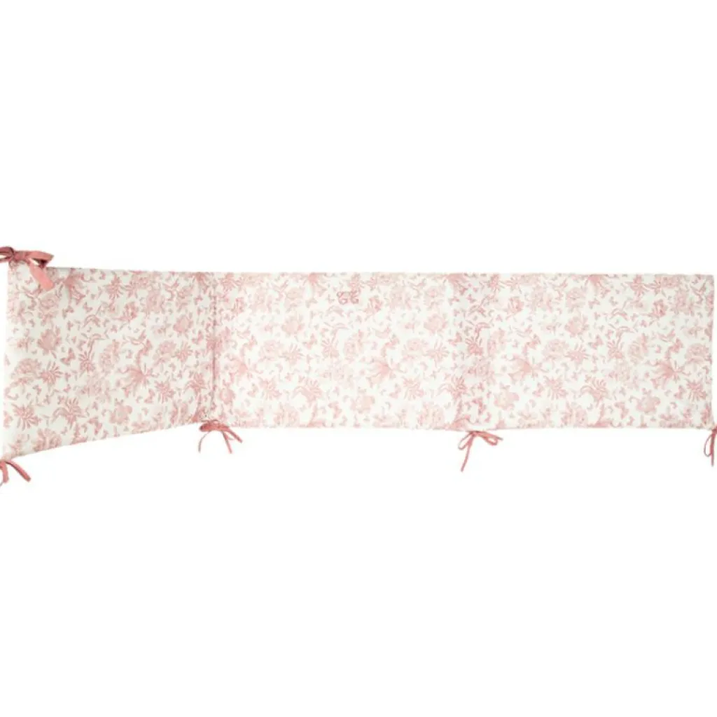 Tartine et Chocolat Tour de lit réversible Toile de Jouy (pour lits 60 x 120 cm et 70 x 140 cm)