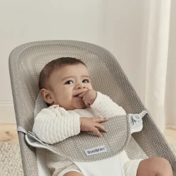 BabyBjörn Transat Balance Soft Mesh 3D Beige et gris