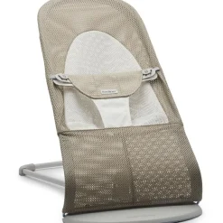 BabyBjörn Transat Balance Soft Mesh 3D Beige et gris - Reconditionné