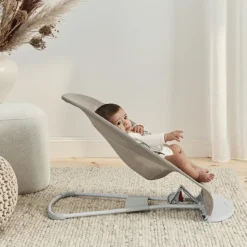 BabyBjörn Transat Balance Soft Mesh 3D Beige et gris - Reconditionné