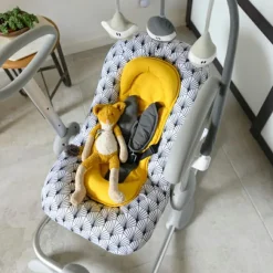 Béaba Transat bébé Up and Down III palmier jaune