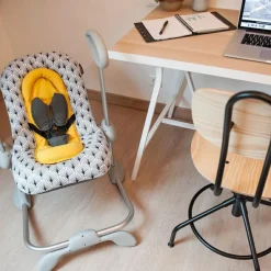 Béaba Transat bébé Up and Down III palmier jaune