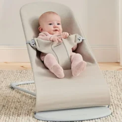 BabyBjörn Transat Bliss à balancement Jersey 3D beige