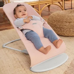 BabyBjörn Transat Bliss Tissé chiné rose