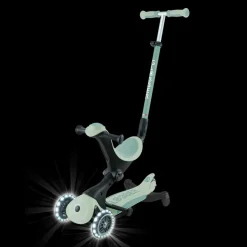 Globber Trottinette Go up Deluxe Lights eco-logic 360° Pistache