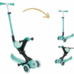 Globber Trottinette Go up Deluxe Lights Menthe