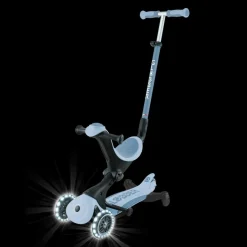 Clearance Trottinette Go up Deluxe Lights eco-logic 360° Bleu Cassis Porteur Évolutif En Trottinette