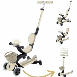 Discount Trottinette Gp up Baby 360 Lights Beige-Taupe Porteur Évolutif En Trottinette