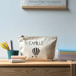 Les Griottes Trousse de toilette crème (personnalisable)