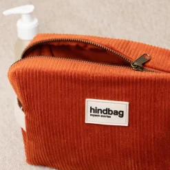 Hindbag Trousse de toilette Leon Velours Brique