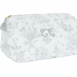 Tartine et Chocolat Trousse de toilette Toile de Jouy gris