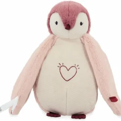 Kaloo Veilleuse peluche Manchot rose (20 cm)